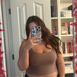 SKIMS Brown Tank